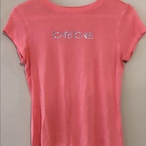 bebe pink tee